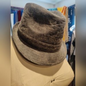 Grey London Fog fedora